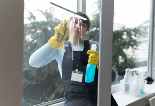 Nettoyage de vitres intérieures et extérieures à Gioux
